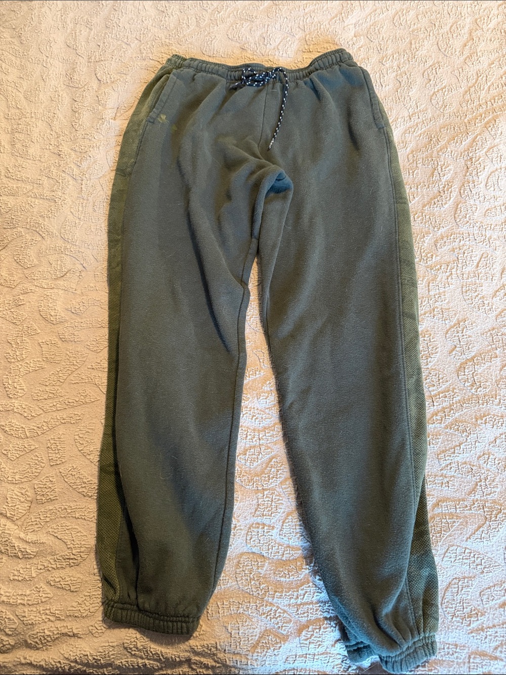 Under Armour Olive Green Drawstring Jogger Sweatpants